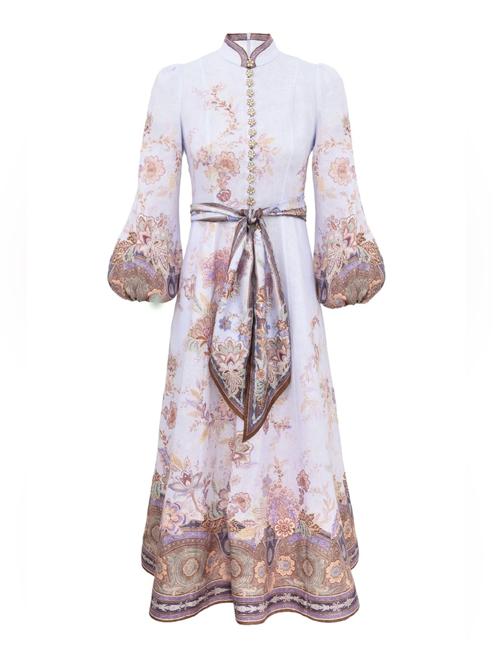 Zimmerman Luna Button Midi Dress Size0